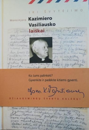 Iki švytėjimo: Kazimiero Vasiliausko laiškai Zitai Žemaitytei