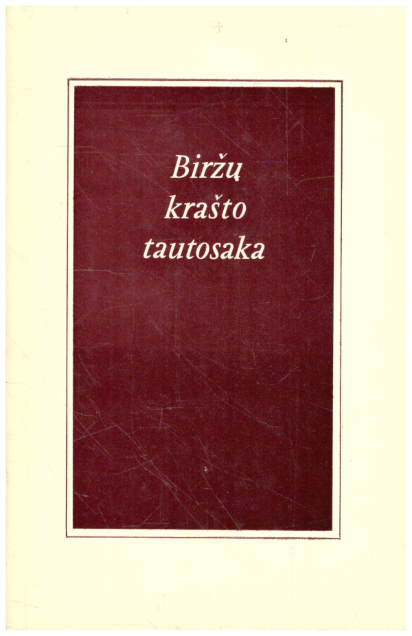 Biržų krašto tautosaka