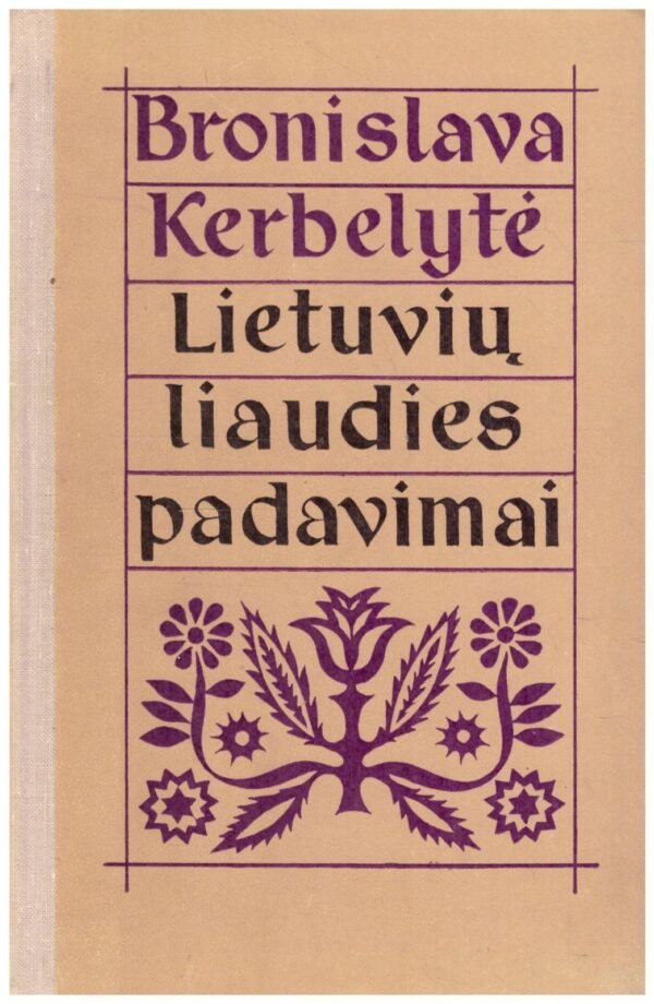 Bronislava Kerbelytė  „Lietuvių liaudies padavimai“