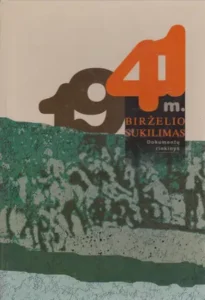 1941 m. birželio sukilimas: dokumentų rinkinys
