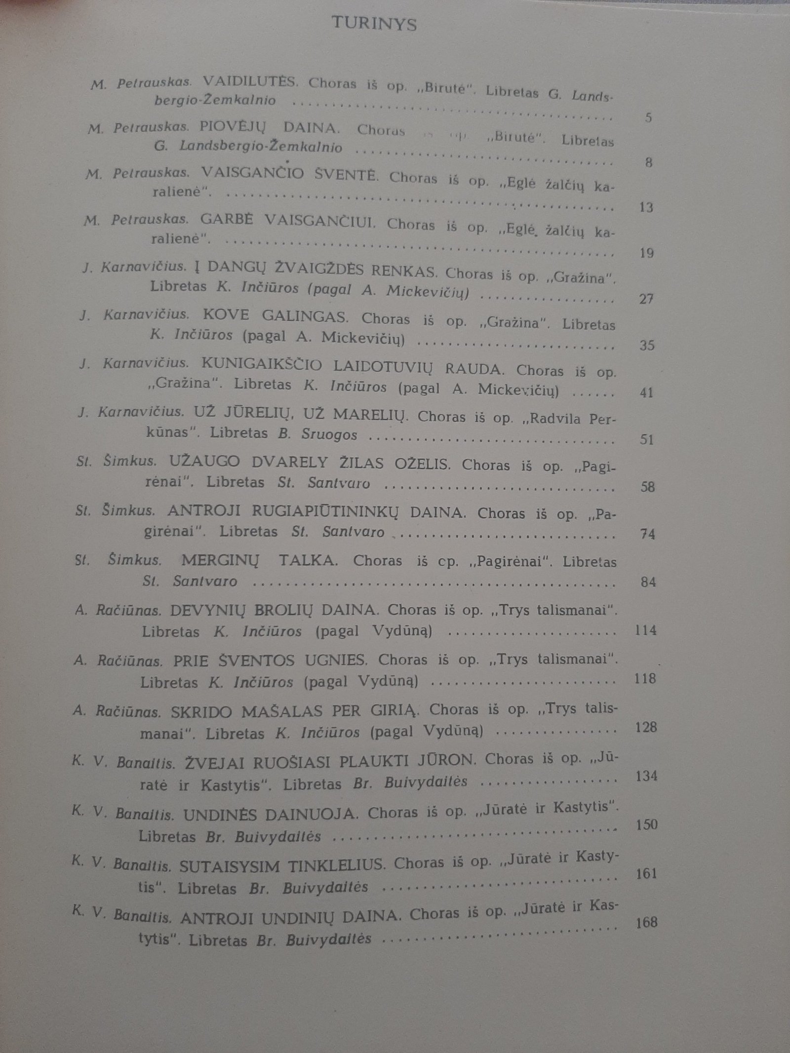 Chorai iš lietuviškų operų I dalis - Image 3