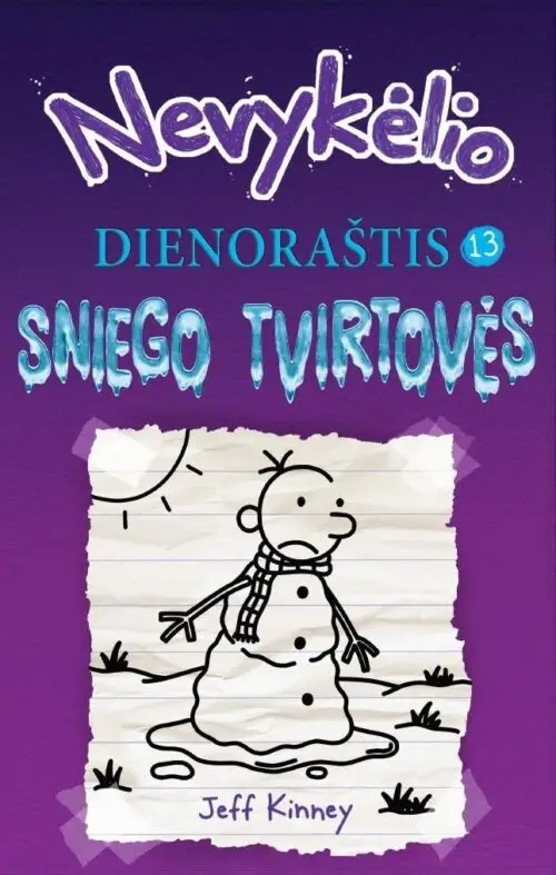 J. Kinney „Nevykėlio dienoraštis 13. Sniego tvirtovės“