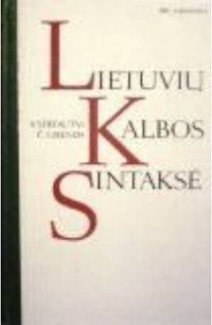 Lietuvių kalbos sintaksė