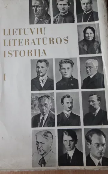 Lietuvių literatūros istorija I tomas