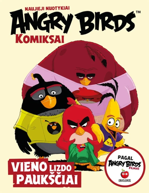 Angry Birds. Komiksai. Vieno lizdo paukščiai