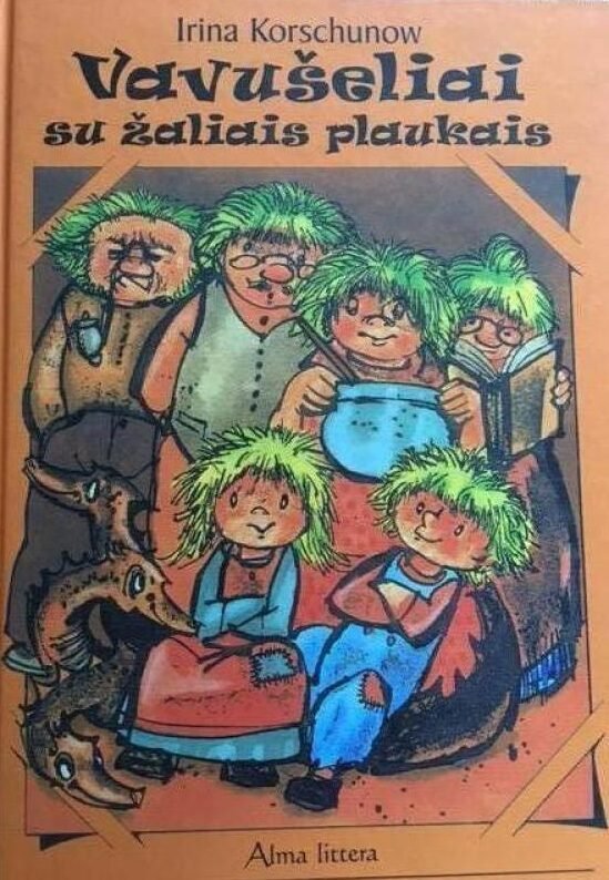 Vavušeliai su žaliais plaukais