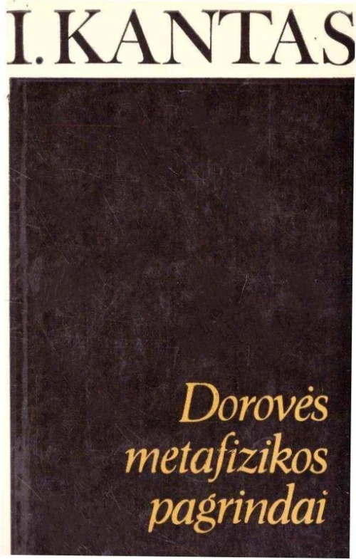 Dorovės metafizikos pagrindai