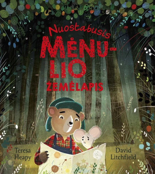 Nuostabusis mėnulio žemėlapis