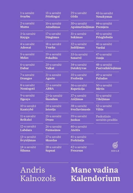 Mane vadina Kalendorium