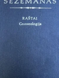 Vosylius Sezemanas. Raštai. Gnoseologija
