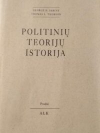 Politinių teorijų istorija