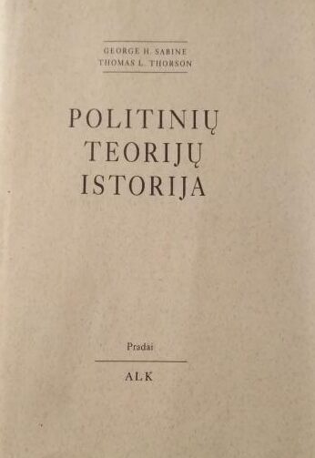 Politinių teorijų istorija