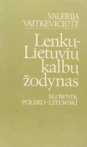 Lenkų-lietuvių kalbų žodynas