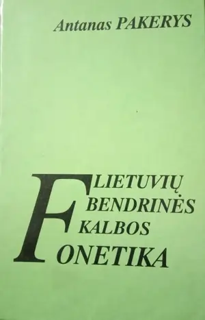 Lietuvių bendrinės kalbos fonetika