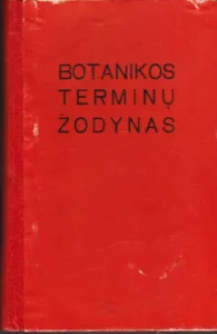 Botanikos terminų žodynas