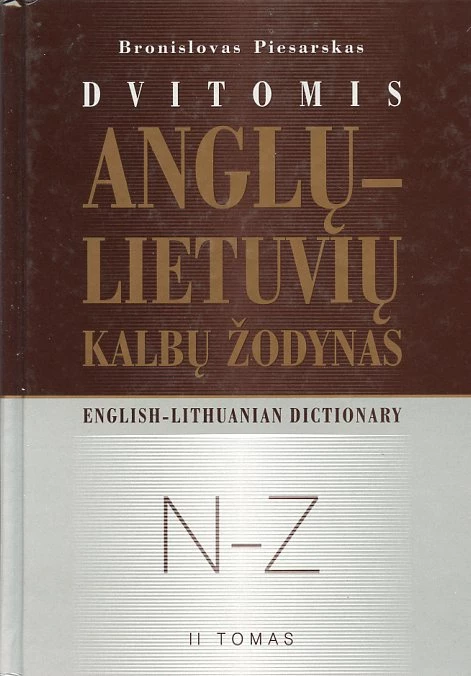 Dvitomis anglų lietuvių kalbų žodynas