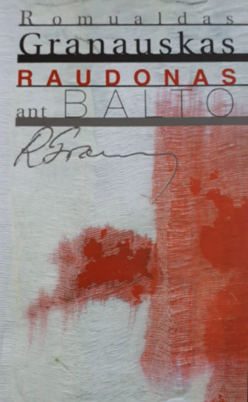 Raudonas ant balto