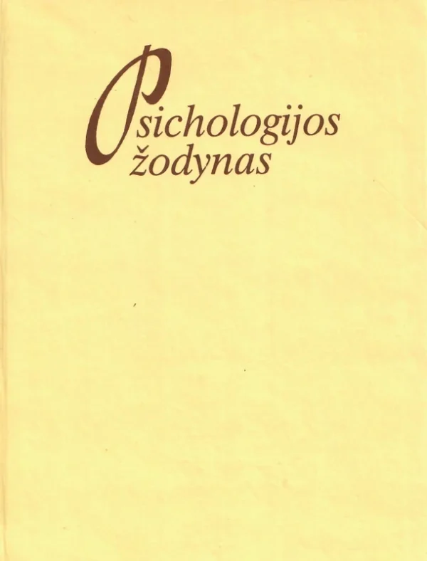 psichologijos žodynas