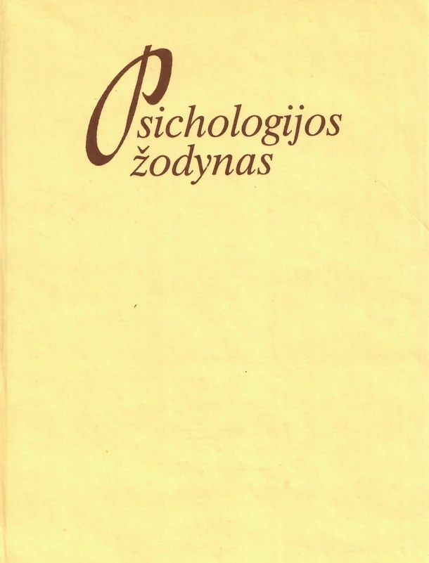 psichologijos žodynas
