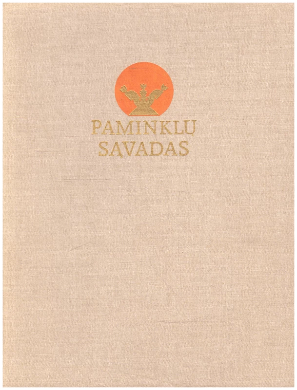 Paminklų sąvadas I